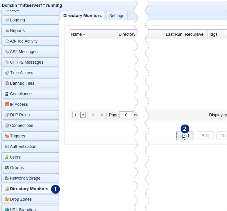 add directory monitor