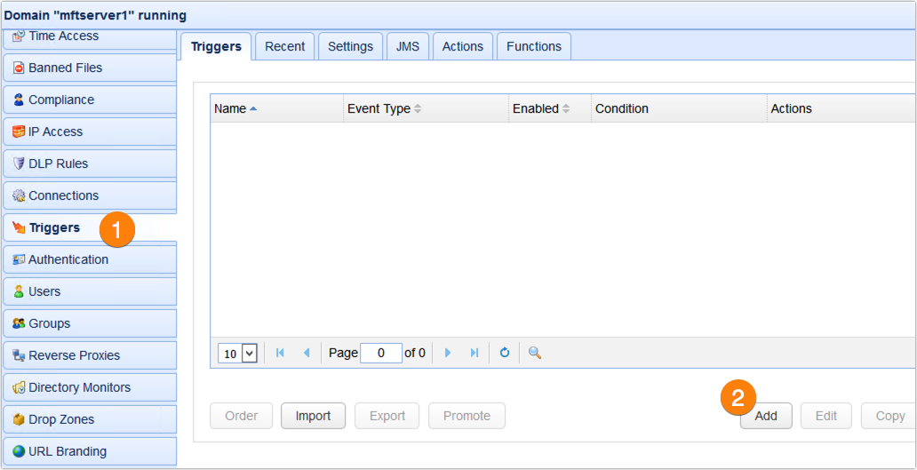 add azure file upload trigger
