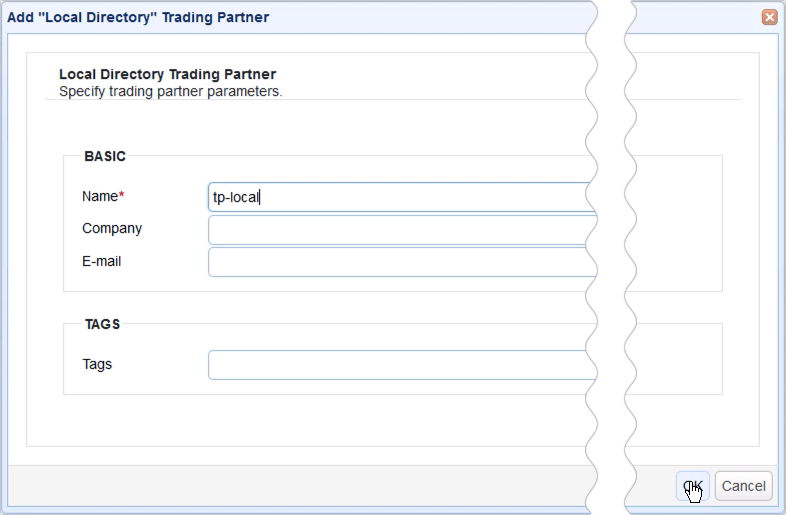 mirror ftp to s3 - trading partner local directory parameters