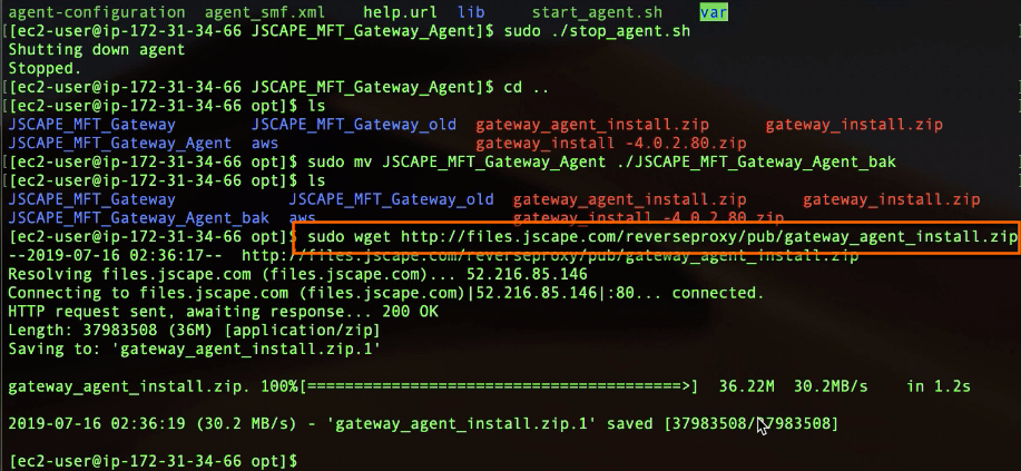 sudo wget jscape mft gateway agent zip download-1