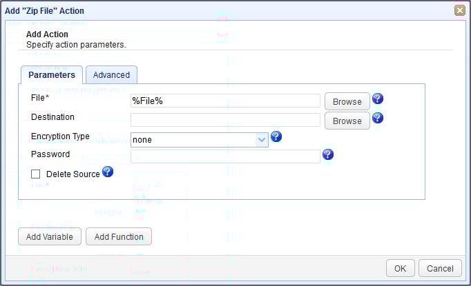 zip-file-parameters
